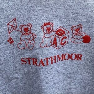 Vintage Crewneck Sweatshirt Strathmoor Preschool Education Louisville Ky Bears